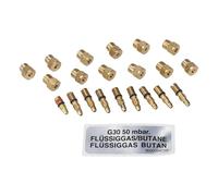 LUTH Premium Profi Parts Jeu de buses G30 50 mbar compatible avec Siemens 00620122 pour plaque de cuisson à gaz