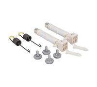 LUTH Premium Profi Parts Kit de montage d'amortisseur compatible avec Candy 49038418 pour machine à laver