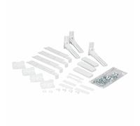 LUTH Premium Profi Parts Kit de montage de porte pour porte traînante compatible avec Beko 4640360100 sur réfrigérateur-congélateur