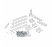 LUTH Premium Profi Parts Kit de montage de porte pour portes traînantes compatible avec Beko 4647040100 sur réfrigérateur-congélateur