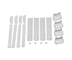 LUTH Premium Profi Parts Kit de montage de porte sur charnière compatible avec Bauknecht Whirlpool Ignis 481231019131 pour réfrigérateur Congélateur RéfrigérateurCongélateur combiné