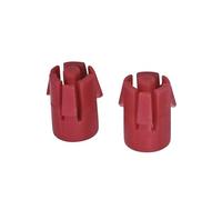 LUTH Premium Profi Parts Lot de 2 boutons de filtre à graisse compatibles avec Bosch 00069397 - Rouge - Pour filtre métallique avant dans la hotte aspirante
