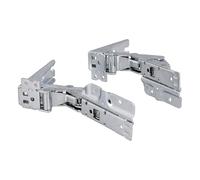 LUTH Premium Profi Parts Lot de 2 charnières de porte compatibles avec Liebherr 7040169 pour réfrigérateur congélateur