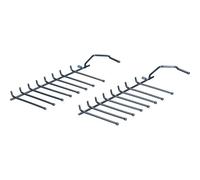 LUTH Premium Profi Parts Lot de 2 paniers inférieurs compatible avec Siemens 00645102-2 x 9 picots - Pour assiettes et lave-vaisselle
