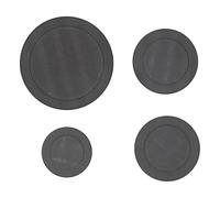 LUTH Premium Profi Parts Lot de 4 couvercles de brûleur mats compatibles avec Electrolux 4055028197 pour plaque de cuisson à gaz