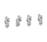 LUTH Premium Profi Parts Lot de 4 pinces pour panier inférieur compatible avec Bosch 10014119 pour lave-vaisselle