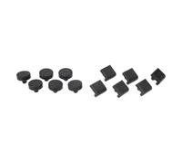 LUTH Premium Profi Parts Lot de 6 pieds en caoutchouc pour grille encastrée compatible avec Electrolux 4055328217 sur plaque de cuisson à gaz