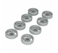 LUTH Premium Profi Parts Lot de 8 roulettes de panier inférieur compatibles avec Indesit C00056347 pour lave-vaisselle