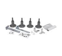 LUTH Premium Profi Parts matériel de montage avec pieds compatible avec Beko 1784430011 pour lave-vaisselle intégré