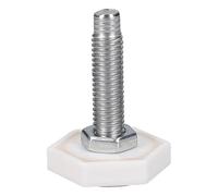 LUTH Premium Profi Parts Pied réglable avant compatible avec Bauknecht C00592385 pour machine à laver