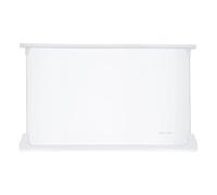 LUTH Premium Profi Parts Plaque en verre pour partie supérieure centrale de réfrigérateur compatible avec Beko 4659370100 avec barres dans réfrigérateur-congélateur