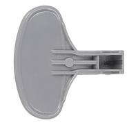 LUTH Premium Profi Parts Poignée de porte grise compatible avec Hoover 40000967 Bluparts dans la machine à laver