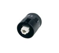 LUTH Premium Profi Parts Poignée pour plaque de cuisson double circuit compatible avec Siemens 00604780 dans la plaque de cuisson