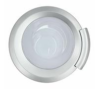 LUTH Premium Profi Parts Porte pour Siemens 00704287 Blanc Complet pour Lave-Linge Chargeur Frontal