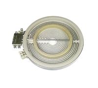 LUTH Premium Profi Parts Radiateur 2 cercles 180/115 mmø 1800/700w Ego 10.58213.032 pour plaque de cuisson