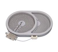 LUTH Premium Profi Parts Radiateur 260x165mm 2400/1600w 230v ovale pour plaque de cuisson
