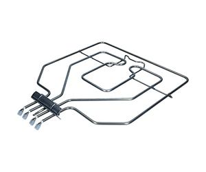 LUTH Premium Profi Parts Résistance supérieure Elément chauffant Grille rabattable compatible avec Bosch Siemens 00470845 470845 EGO 20.41384.000 2800W 230V pour four Cuisinière