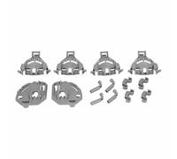 LUTH Premium Profi Parts Roulement compatible avec Siemens 00418675 Kit pour panier inférieur de lave-vaisselle