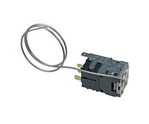 LUTH Premium Profi Parts Thermostat 077b6699 compatible avec tube capillaire Danfoss 450 mm 3 x 4,8 mm/1 x 6,3 mm Amp compatible avec Bosch 00170219 pour réfrigérateur