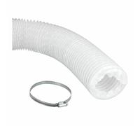 LUTH Premium Profi Parts Tuyau d'évacuation d'air 100 mm rond 2,5 m compatible avec Bosch 00670752 Wz20180 pour sèche-linge