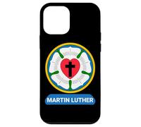 Lutherrose Cœur Croix Symbole Armoiries Protestant Martin Luther Coque pour iPhone 12 Mini