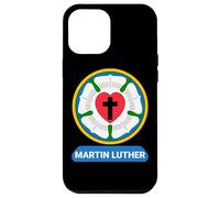 Lutherrose Cœur Croix Symbole Armoiries Protestant Martin Luther Coque pour iPhone 12 Pro Max