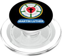 Lutherrose Cœur Croix Symbole Armoiries Protestant Martin Luther PopSockets PopGrip pour MagSafe