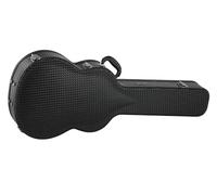 LUTHIER MANUEL RODRÍGUEZ Étui pour guitare Vipera - Étui pour guitare classique - Structure en bois - Couvercle bombé - Noir - Compartiment pour accessoires - Hygromètre