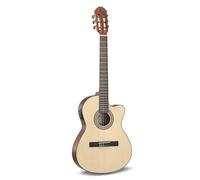 LUTHIER MANUEL RODRÍGUEZ Guitare électro-acoustique Caballero Principio - Slim Electric Neck - Table en épicéa massif - Dos/éclisses en sapelli acajou - Préampli EQ 4 bandes - CA-PM SE
