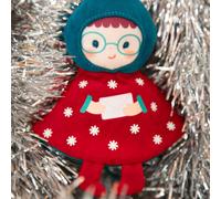 Lilliputiens Lutin de Noël à suspendre rouge, bleu, blanc TU