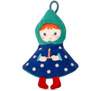 Lutin de noël à suspendre vert, bleu, rouge TU