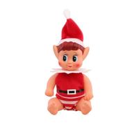 LUTIN FARCEUR BÉBÉ GARÇON ELFIE 6.5X 5.5X16CM Rouge, Bordeaux