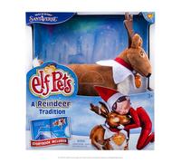 Lutin Farceur de Noel Accessoires | Elf on The Shelf Pets Reindeer Kit avec Livre d'anglais / Renne | Les Lutins Farceurs