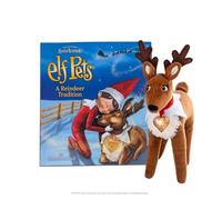 Lutin Farceur de Noel Accessoires | Elf on The Shelf Pets Reindeer Kit avec Livre d'anglais / Renne | Les Lutins Farceurs