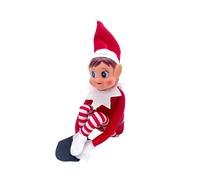 LUTIN FARCEUR FILLE ELVIE 10X5X38CM ROUGE