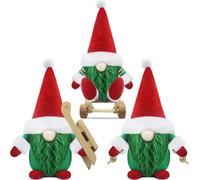Lutins de Noël Décoration de Noël Lutins 3 pièces 17x10x7cm