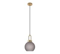 Luton Lampe suspendue - sphérique - 150 cm de cordon en tissu -Doré