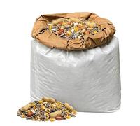 LutoPets Nourriture perroquet 15 kg - Mélange de graines pour perroquets - Ara, cacatoès, perroquets amazoniens - Avec cacahuètes et pépins de soleil - 14 ingrédients naturels - Emballage économique