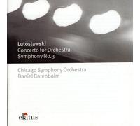 Lutoslawski Barenboi - Elatus: Sinfonia N. 3-Concerto PE [Import]