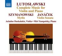 Lutoslawski Complete Music for violin and piano