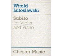 Lutoslawski Witold - Subito - Violon & Piano
