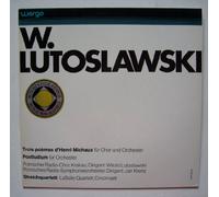 LUTOSLAWSKI,WITOLD - Trois Poemes D'Henri Michaux [Vinyl] LUTOSLAWSKI,WITOLD