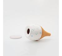 Lutoya Grand Pot | Olla Artisanal Fait-Main 100% céramique | Diffuseur d'eau Autonome pour des Plantes en Bonne santé | Irrigation Lente | Facile, Efficace | OYA Europe - 70 cl (Pattes de Chat)