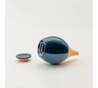 Lutoya Grand Pot | Olla Artisanal Fait-Main 100% céramique | Diffuseur d'eau Autonome pour des Plantes en Bonne santé | Irrigation Lente | Facile, Efficace | OYA Europe - 70 cl (Nuit Bleu)