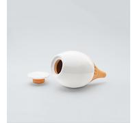 Lutoya Grand Pot | Olla Artisanal Fait-Main 100% céramique | Diffuseur d'eau Autonome pour des Plantes en Bonne santé | Irrigation Lente | Facile, Efficace | OYA Europe - 70 cl (Blanc)
