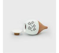 Lutoya Moyen | Olla Artisanal Fait-Main 100% céramique | Diffuseur d'eau Autonome pour des Plantes en Bonne santé | Irrigation Lente | Facile, Efficace | OYA Europe - 35 cl (Rose musquée)
