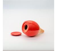 Lutoya Petit Pot | Olla Artisanal Fait-Main 100% céramique | Diffuseur d'eau Autonome pour des Plantes en Bonne santé | Irrigation Lente | Facile Efficace | OYA Europe - 20 cl (Rouge)