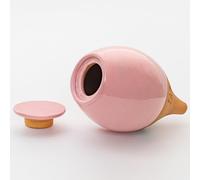 Lutoya Petit Pot | Olla Artisanal Fait-Main 100% céramique | Diffuseur d'eau Autonome pour des Plantes en Bonne santé | Irrigation Lente | Facile Efficace | OYA Europe - 20 cl (Rose)