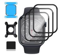 Lutree pour Apple Watch Series 9/8/7 41mm écran Protection, 3 Pièces HD 3D Couverture Complète Protecteur Film, Anti-Rayures Anti-Empreintes Facile à Installer Protecteurs d'écran