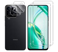 Lutree pour Honor 200 Smart/Honor X7C Verre Trempé, 2+2 Pièces Protection écran + Caméra Arrière Protecteur Film, 9H Dureté HD Anti-Rayures Sans Bulles Vitre Trempé Protecteurs d'écran